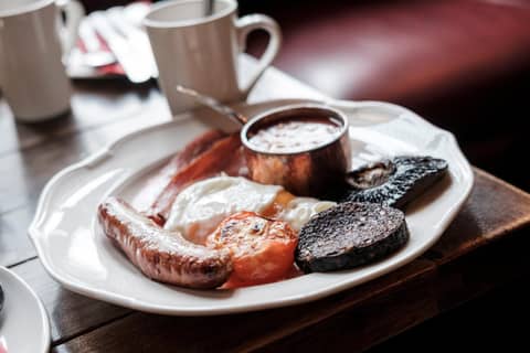 The Mad Hatter Hotel — breakfast buffet