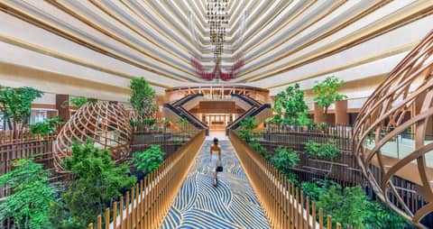 PARKROYAL COLLECTION Marina Bay Singapore — recepcion & lobby