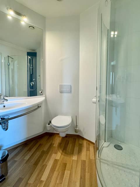 AirportStay bg - shuttle and parking — bathroom