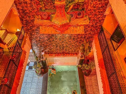 Riad Salma Restaurant Spa — recepcion & lobby