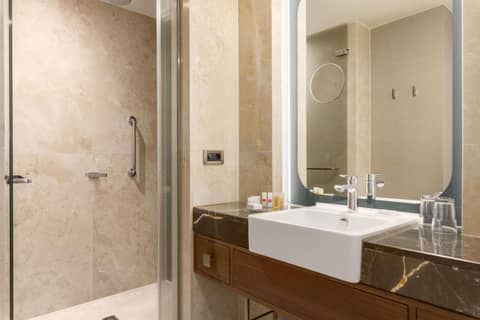 Ramada Plaza By Wyndham Istanbul Tekstilkent — bathroom