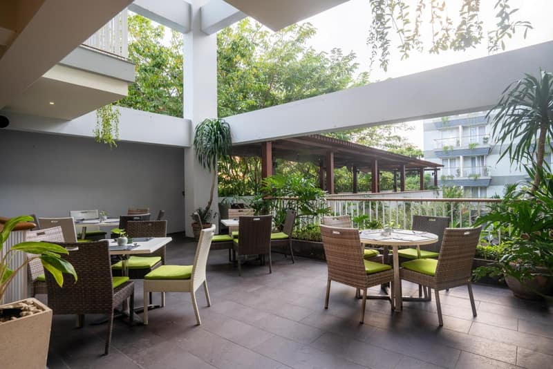 EDEN Hotel Kuta Bali — balance & terrace