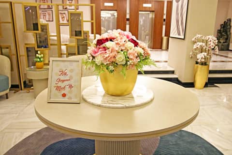 The George Hotel by Saffron Dubai Creek — hotel reception