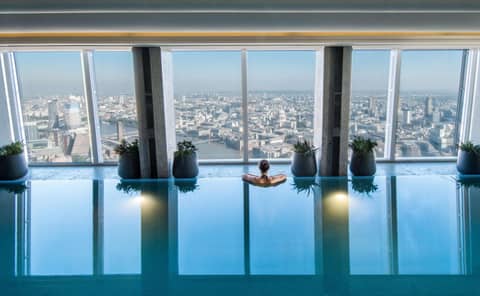 Shangri-La The Shard London — indoor pool