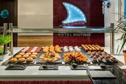 BLUESEA Alborán Adults Only- Ex Hotel MD Torremolinos — dining