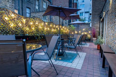 The California - Kings Cross St Pancras, London — outdoor bbq area