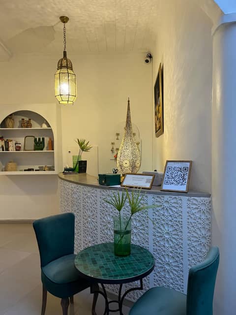 Riad Dar Blanche & Spa — recepcion & lobby