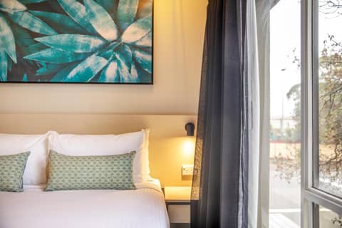 Nightcap at Excelsior Hotel — hotel room