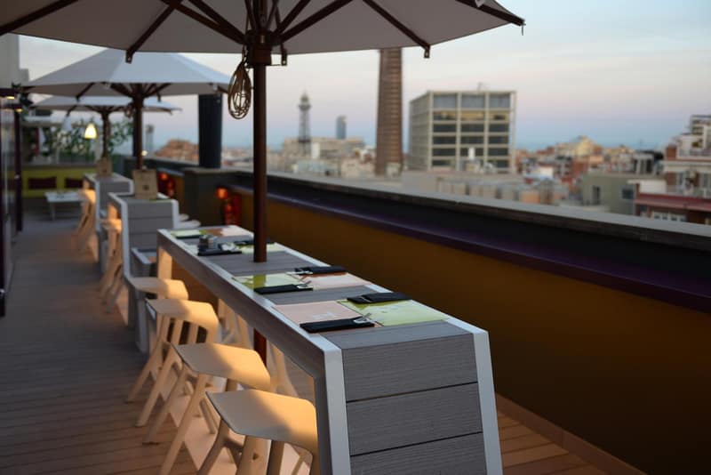 Hotel Barcelona Universal — roof