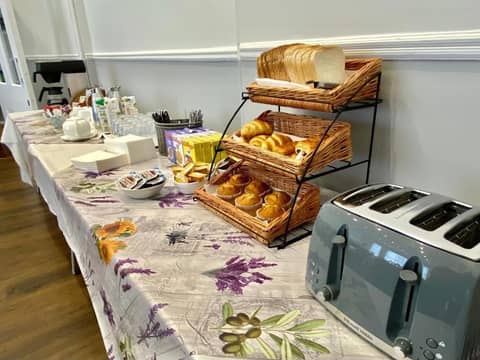 Ravna Gora — breakfast buffet