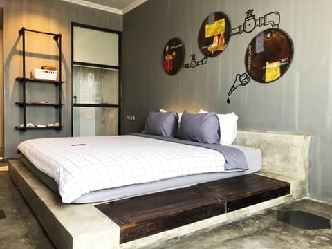 the AMARTYA — hotel room