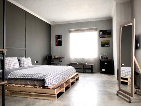 the AMARTYA — hotel room