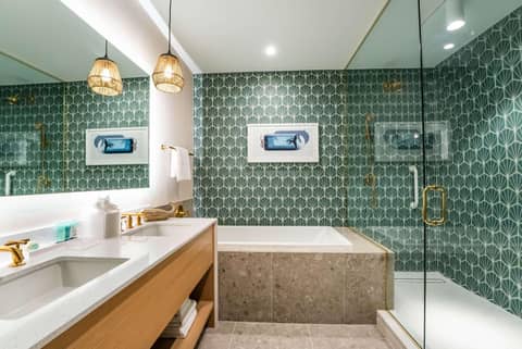 Embassy Suites By Hilton Orlando Sunset Walk — bathroom