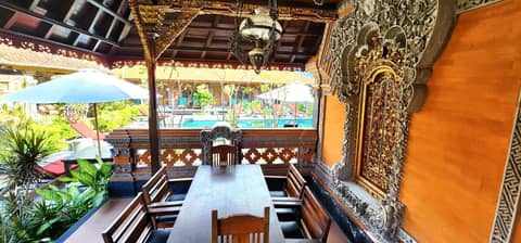 Stana Puri Gopa Hotel — balance & terrace