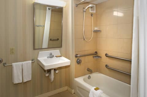 Hilton St. Louis Airport — bathroom