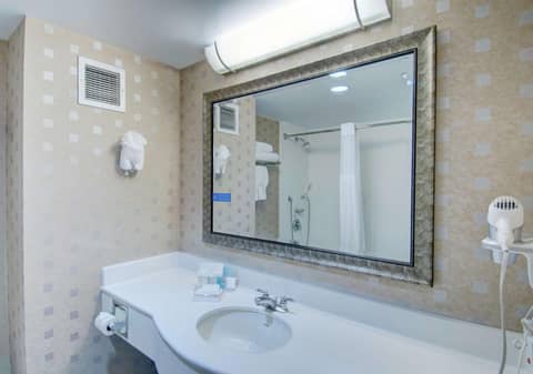 Hampton Inn & Suites Boston Crosstown Center — bathroom