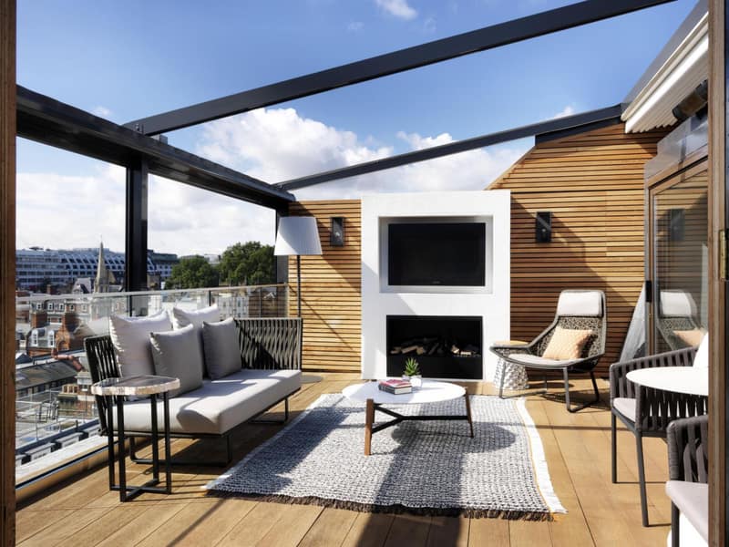 The Marylebone Hotel — roof