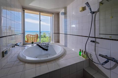 Odysis Onna Resort Hotel — bathroom
