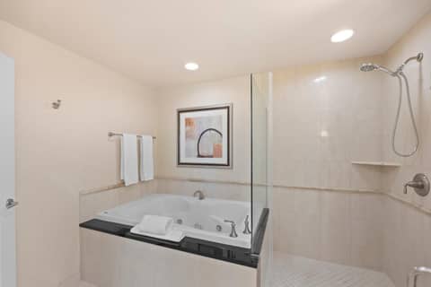 Lucky Gem Penthouse & Luxury Suites at MGM Signature Resort Balcony Strip View 1607 — bathroom