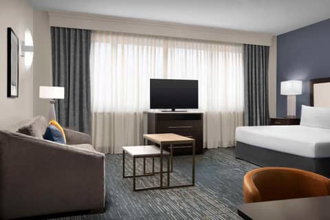Homewood Suites Dallas Downtown — hotel room