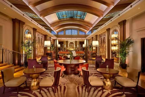 Sheraton Grand London Park Lane — hotel reception