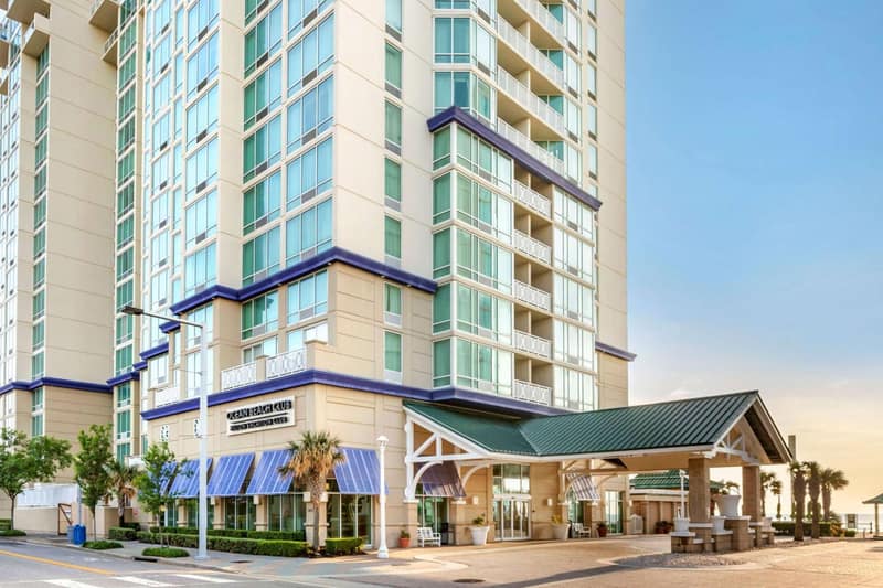 Hilton Vacation Club Ocean Beach Club Virginia Beach — building