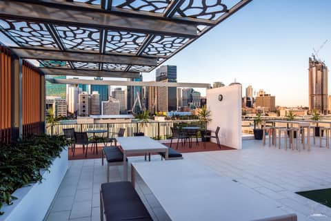 Fleet Lane Apartments — roof