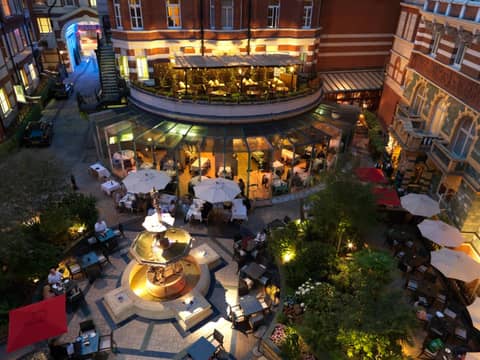 St. James' Court, A Taj Hotel, London — outdoor bbq area