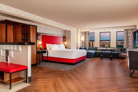 New York-New York — hotel room