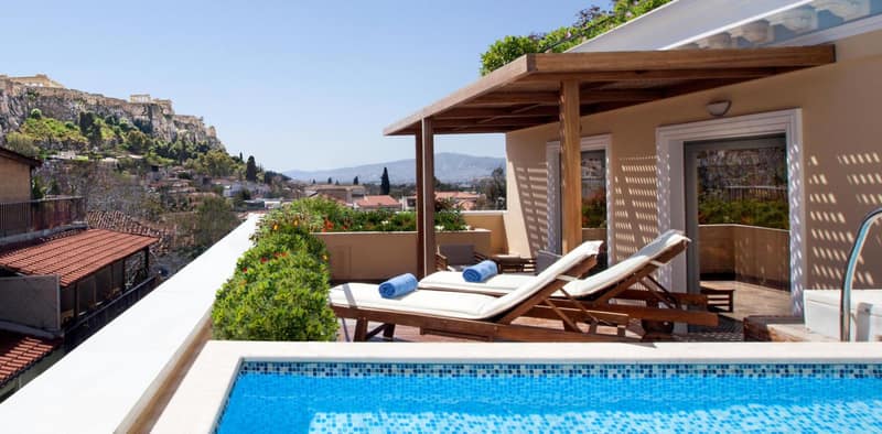 Electra Palace Athens — balance & terrace