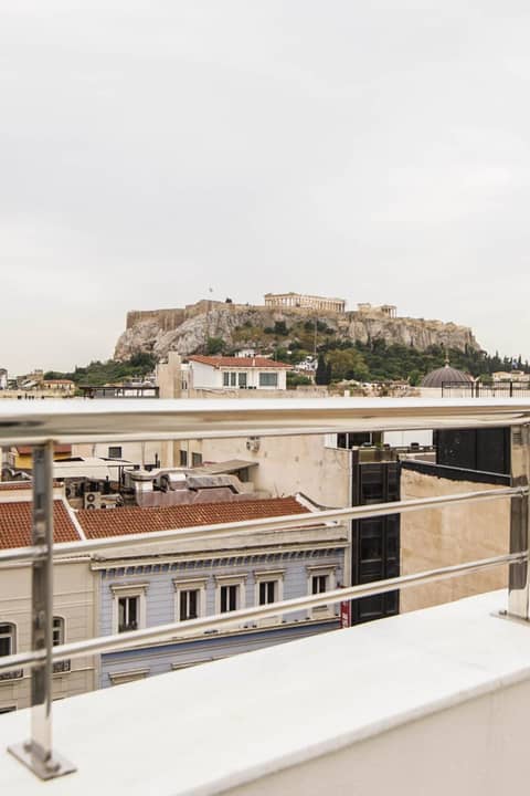 Athens Cypria Hotel — balance & terrace