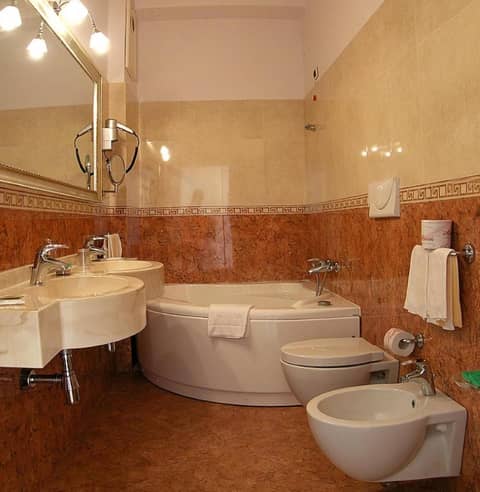 Hotel Santa Lucia Le Sabbie d'Oro — bathroom