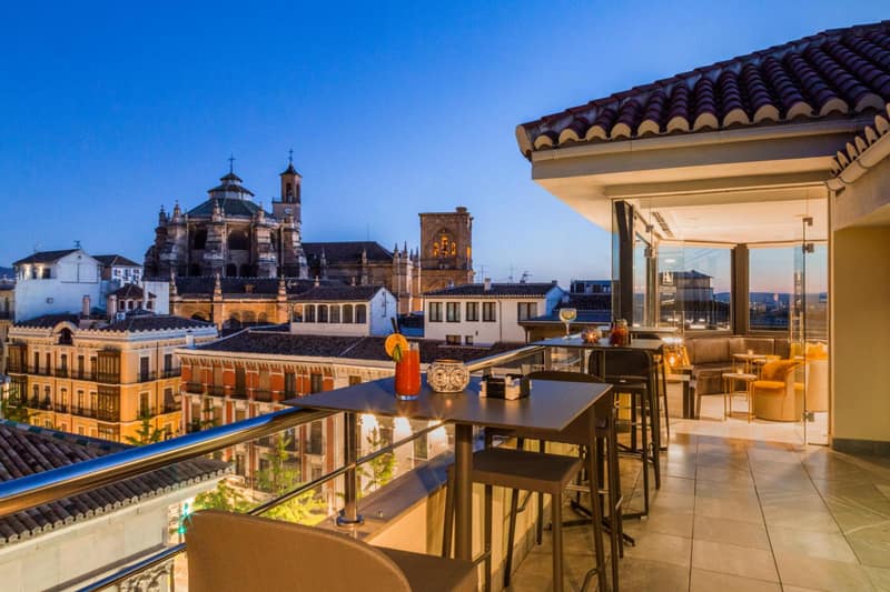 Eurostars Gran Via — balance & terrace