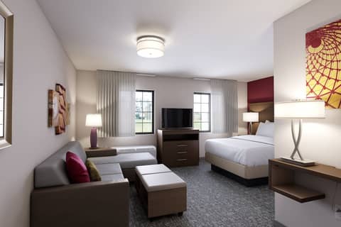 Staybridge Suites Charlotte – Tyvola by IHG — hotel room