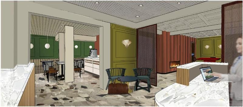 Hôtel De La Paix — recepcion & lobby