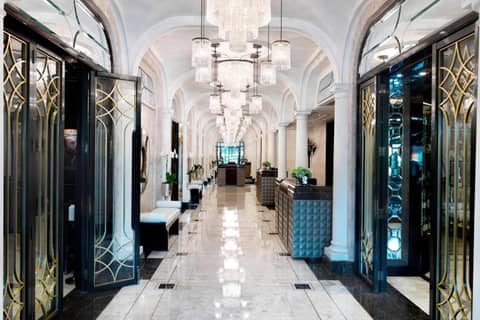 The Wellesley, a Luxury Collection Hotel, Knightsbridge, London — hotel reception