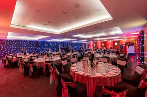 Hilton London Canary Wharf — banquet hall