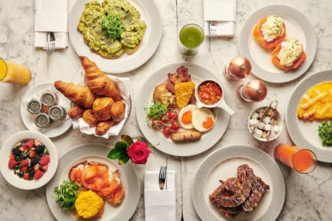 The Hari London — breakfast buffet