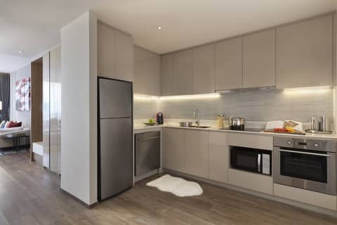 Ascott Embassy Sathorn Bangkok — kitchen