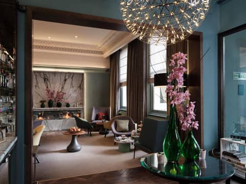 The Lancaster Hotel — hotel reception
