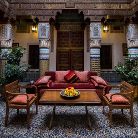 Riad Palais Sebban — lounge