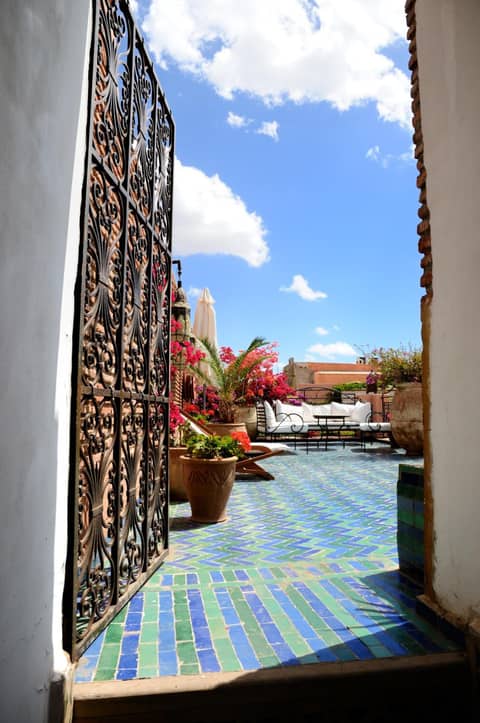 Riad Palais Sebban — roof