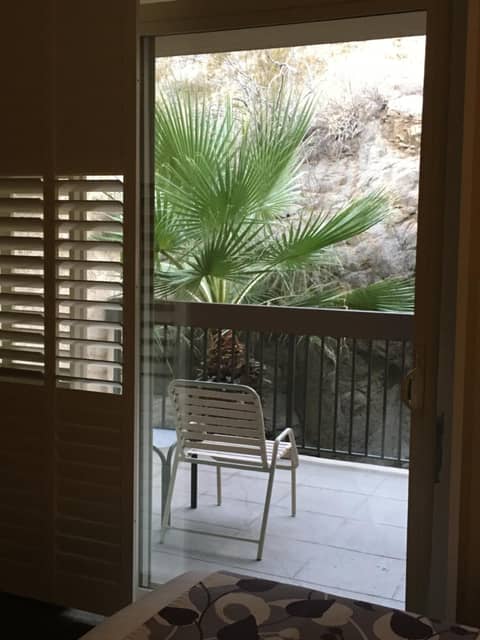 GetAways at Palm Springs Tennis Club — balance & terrace