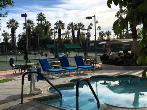 GetAways at Palm Springs Tennis Club — recepcion & lobby