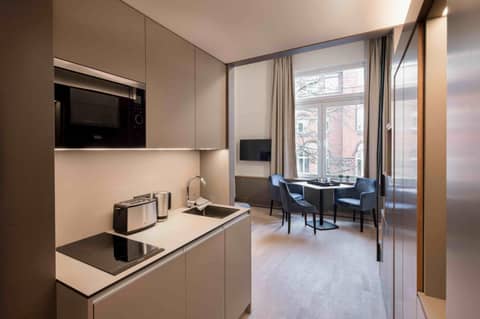 OBERDECK Studio Apartments - Adults only — kitchen