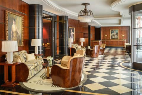 The Beaumont Mayfair — hotel reception