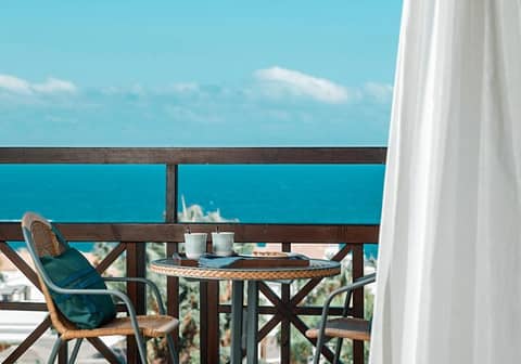 Mitsis Royal Mare — balance & terrace