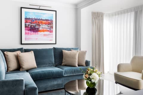 15 Basil Street Knightsbridge, Luxury Serviced Apartments — living room