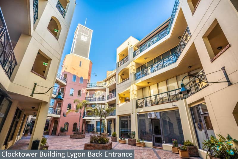 Clocktower Apartment Hotel — building