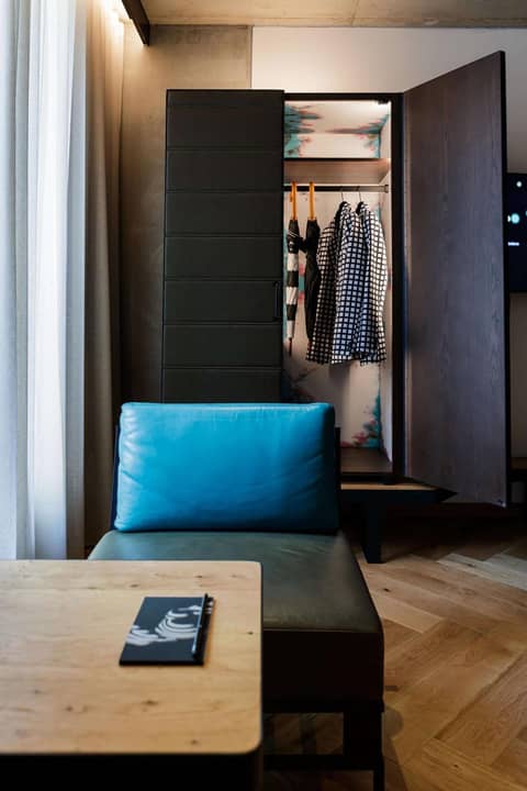QT Melbourne — hotel room